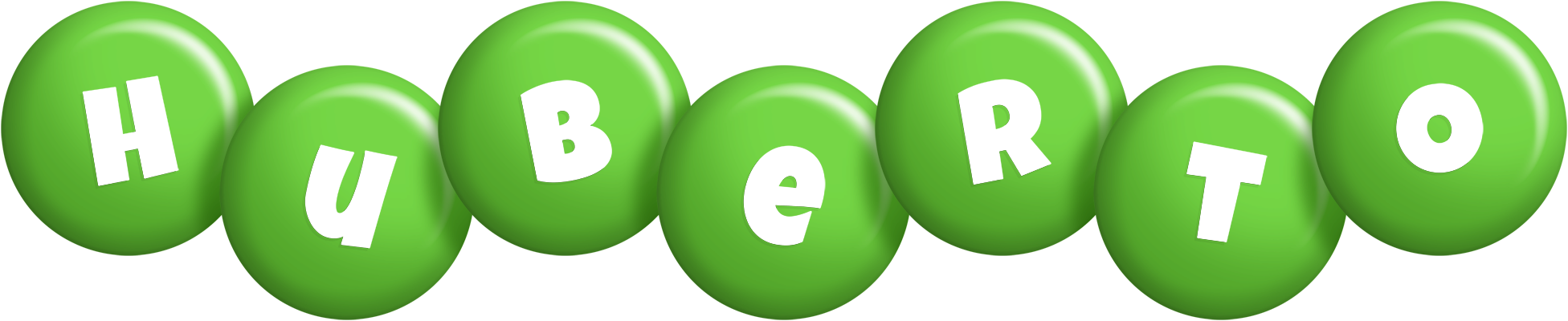 Huberto candy-green logo
