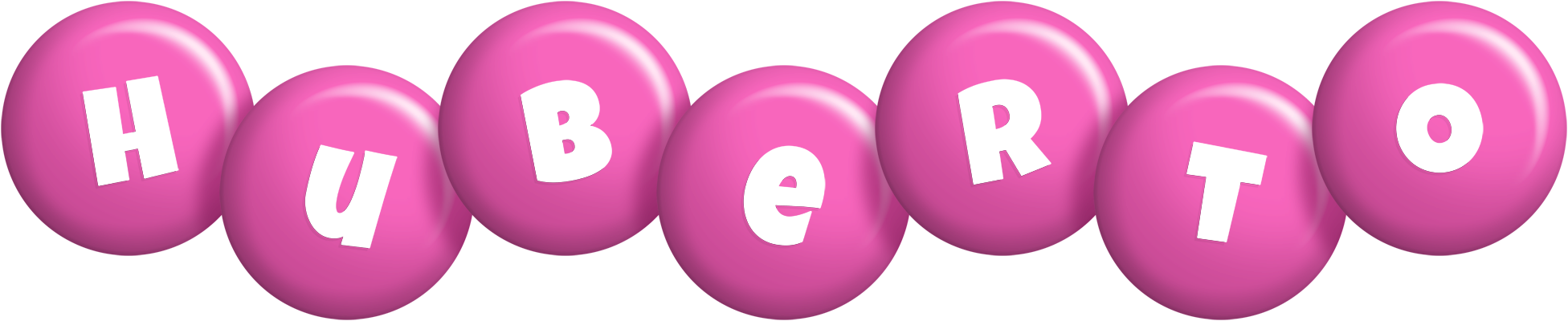 Huberto candy-pink logo