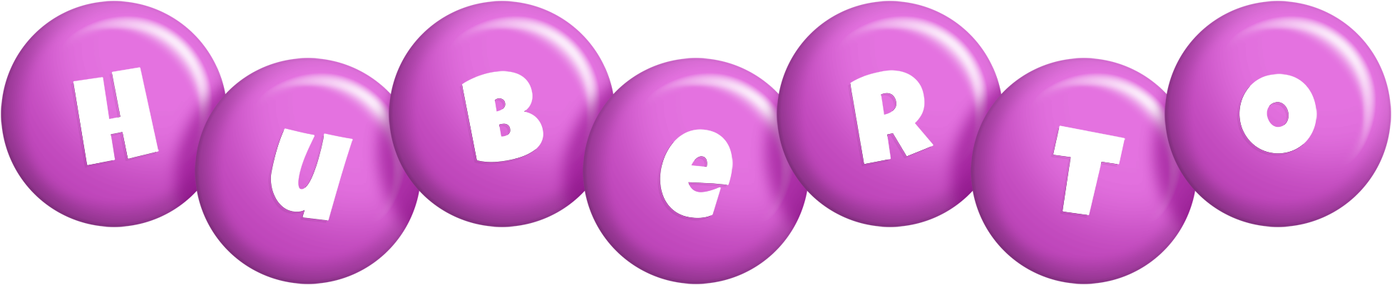 Huberto candy-purple logo