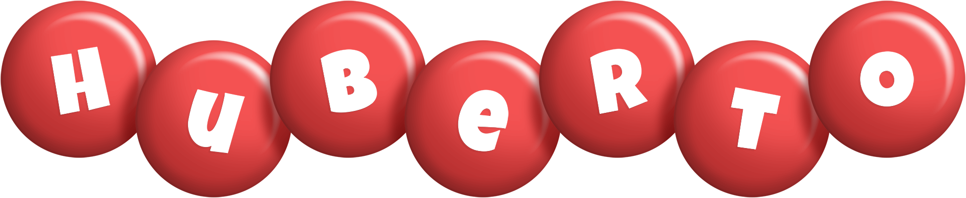 Huberto candy-red logo