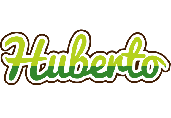Huberto golfing logo