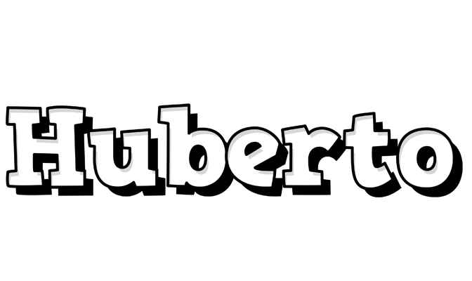 Huberto snowing logo