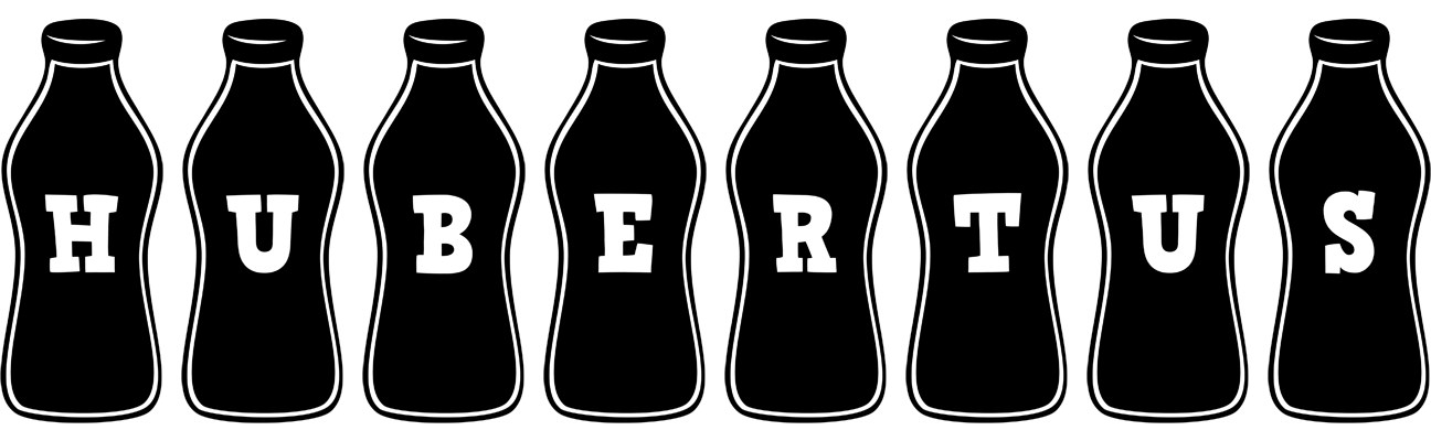 Hubertus bottle logo