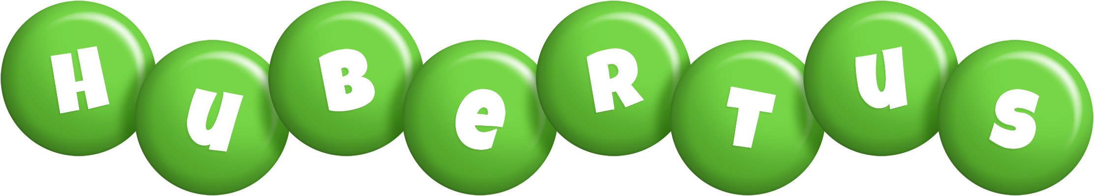 Hubertus candy-green logo