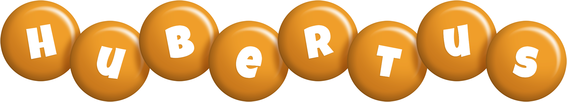 Hubertus candy-orange logo