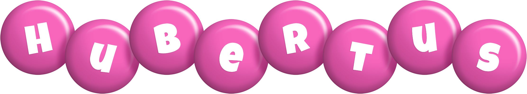 Hubertus candy-pink logo