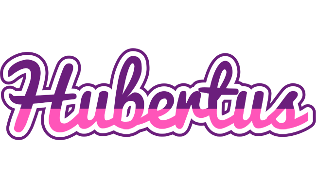 Hubertus cheerful logo