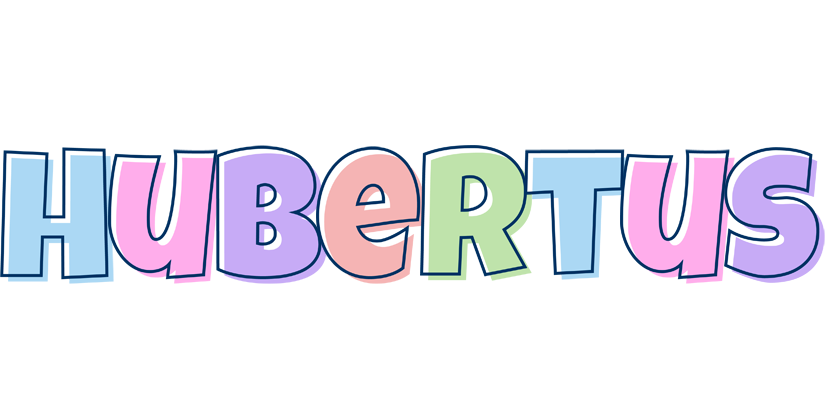 Hubertus pastel logo