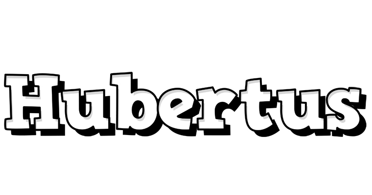 Hubertus snowing logo