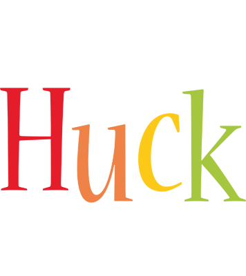 Huck birthday logo