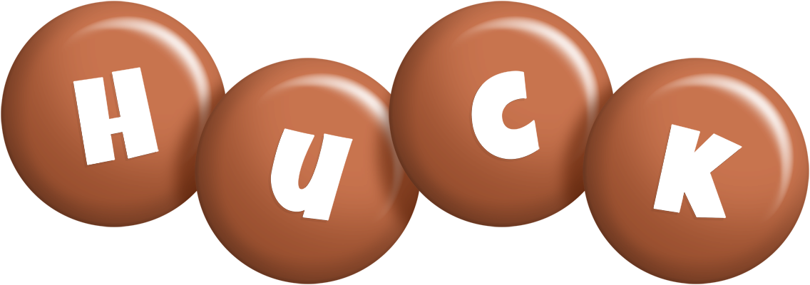 Huck candy-brown logo