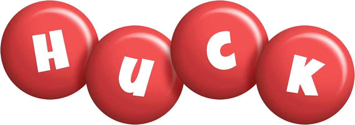 Huck candy-red logo