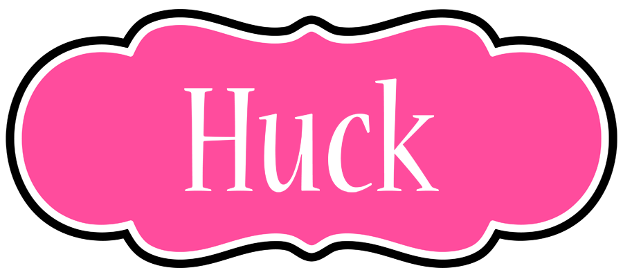Huck invitation logo