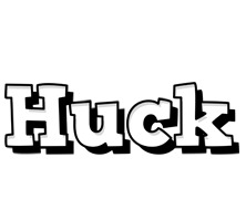 Huck snowing logo