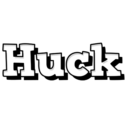 Huck snowing logo
