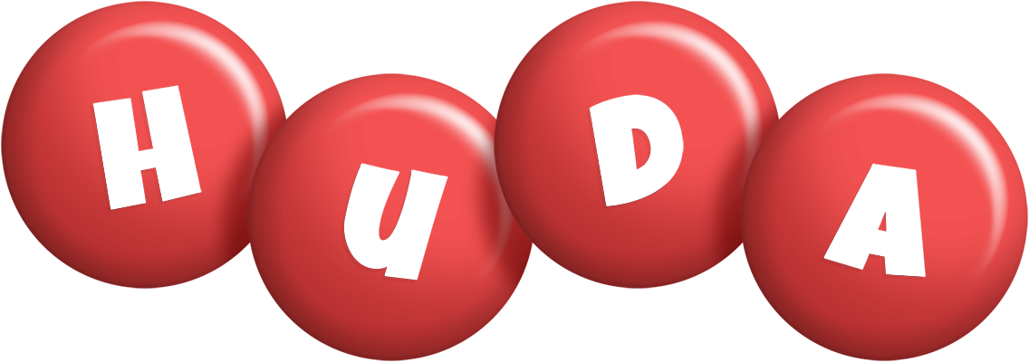Huda candy-red logo