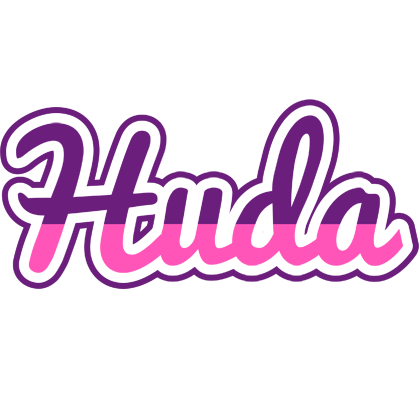 Huda cheerful logo