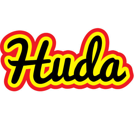 Huda flaming logo
