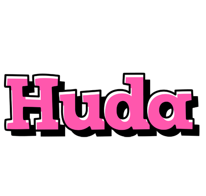 Huda girlish logo