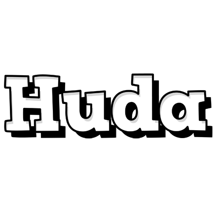 Huda snowing logo