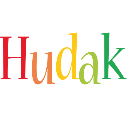 Hudak birthday logo