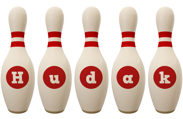 Hudak bowling-pin logo