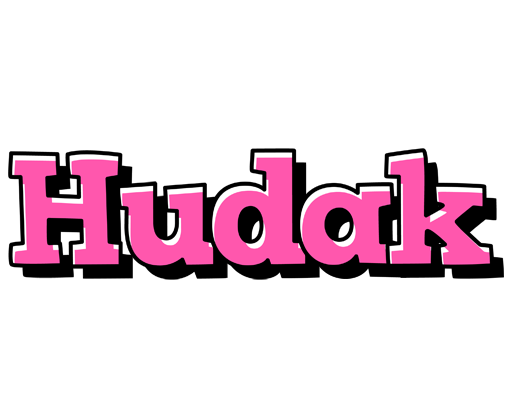 Hudak girlish logo