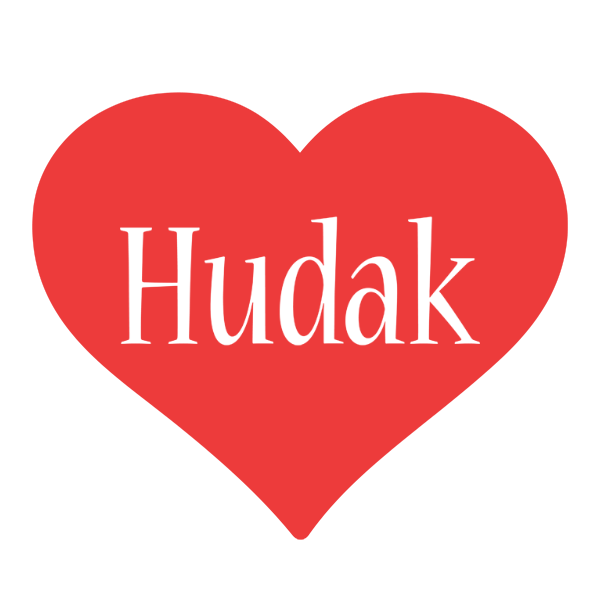 Hudak love logo