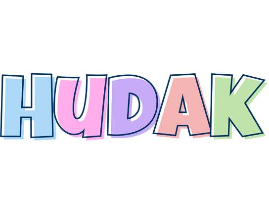 Hudak pastel logo