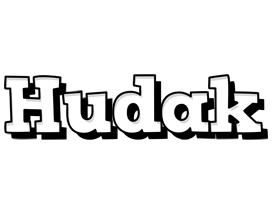 Hudak snowing logo