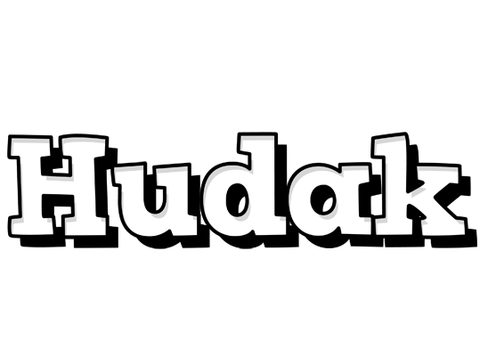 Hudak snowing logo