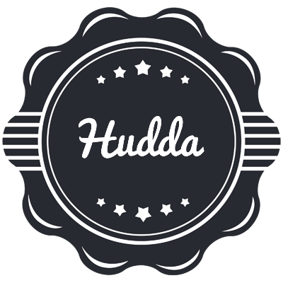 Hudda badge logo