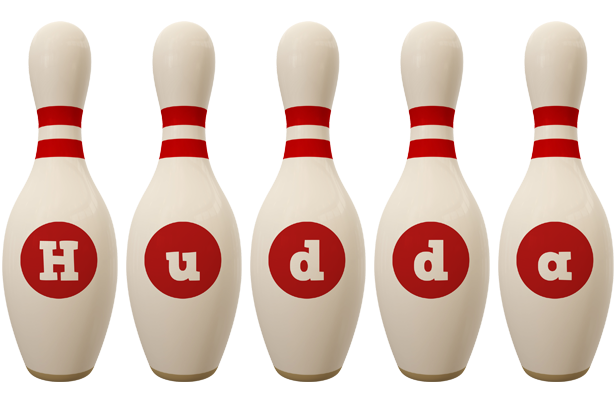 Hudda bowling-pin logo