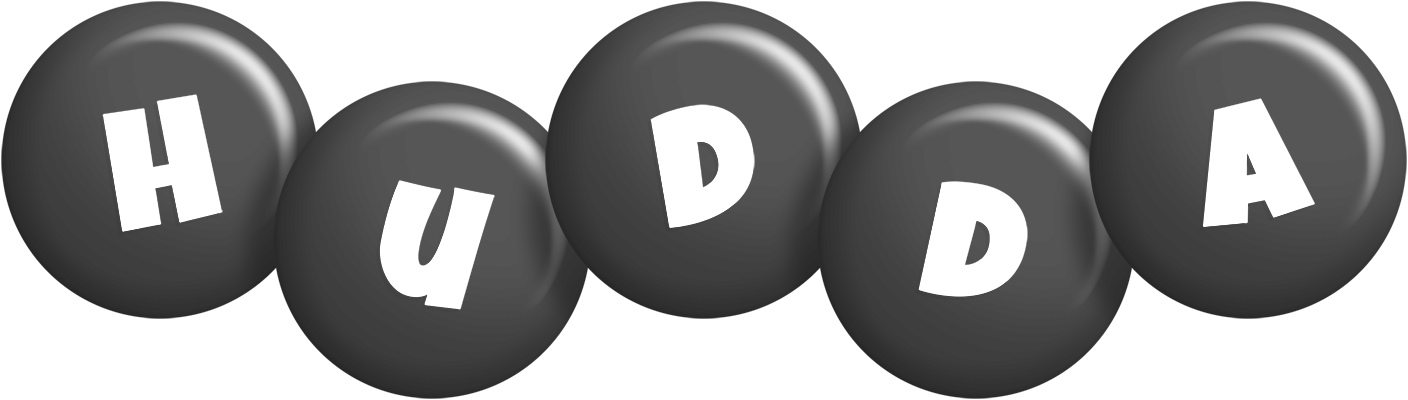 Hudda candy-black logo