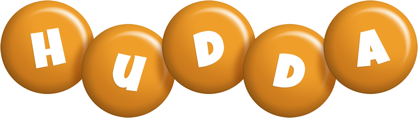Hudda candy-orange logo