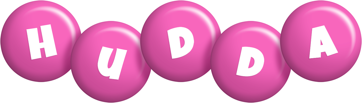 Hudda candy-pink logo