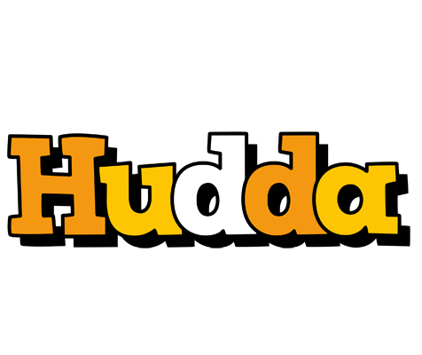 Hudda cartoon logo