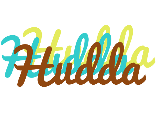 Hudda cupcake logo