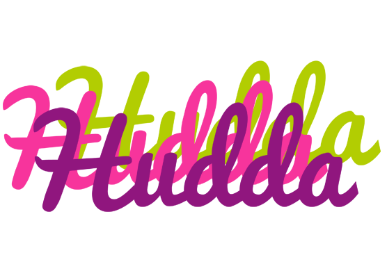 Hudda flowers logo