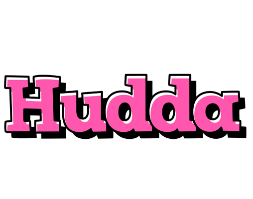 Hudda girlish logo
