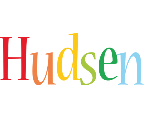 Hudsen birthday logo