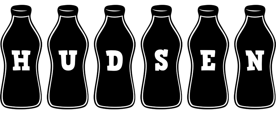 Hudsen bottle logo