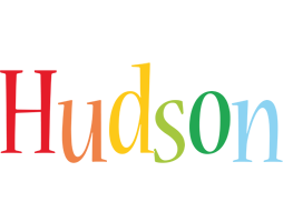 Hudson birthday logo