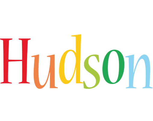 Hudson birthday logo