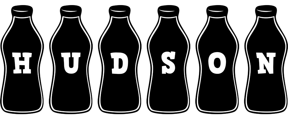 Hudson bottle logo
