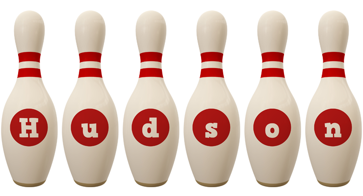 Hudson bowling-pin logo