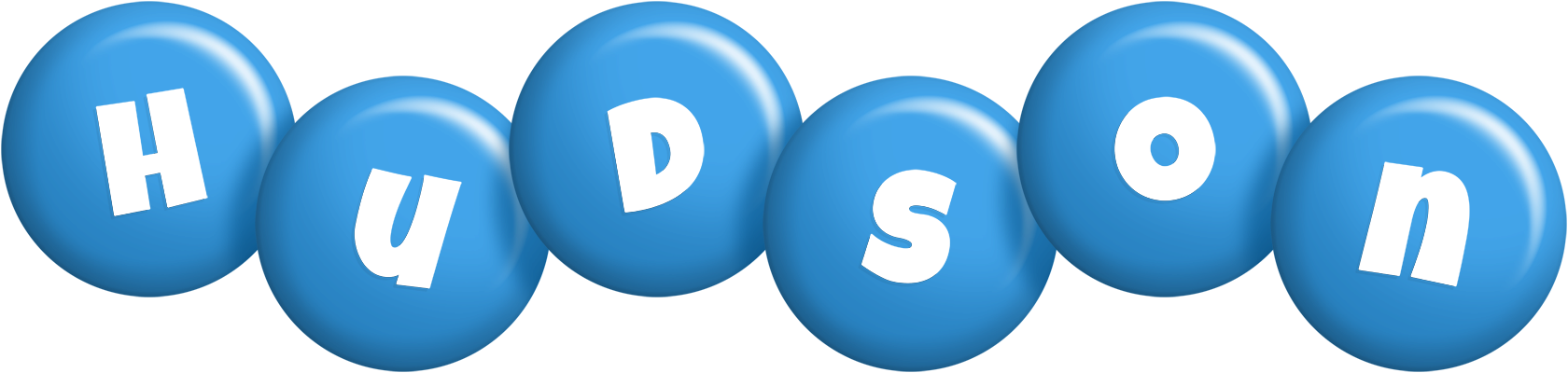 Hudson candy-blue logo