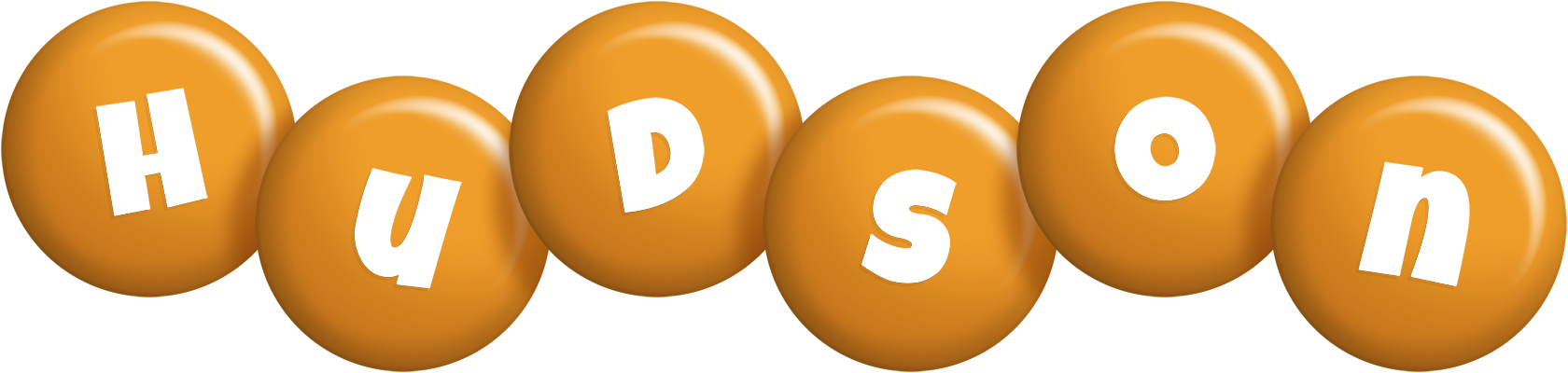 Hudson candy-orange logo