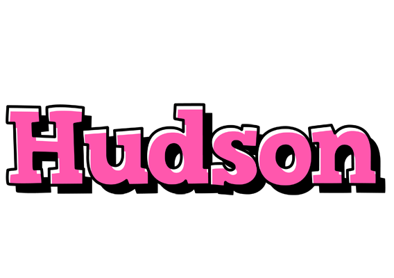 Hudson girlish logo