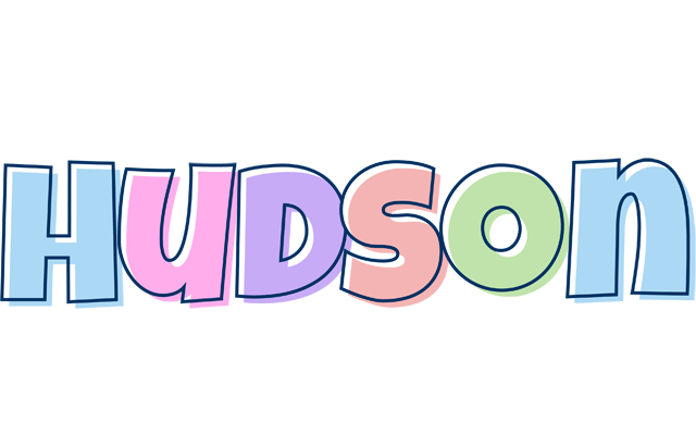 Hudson pastel logo